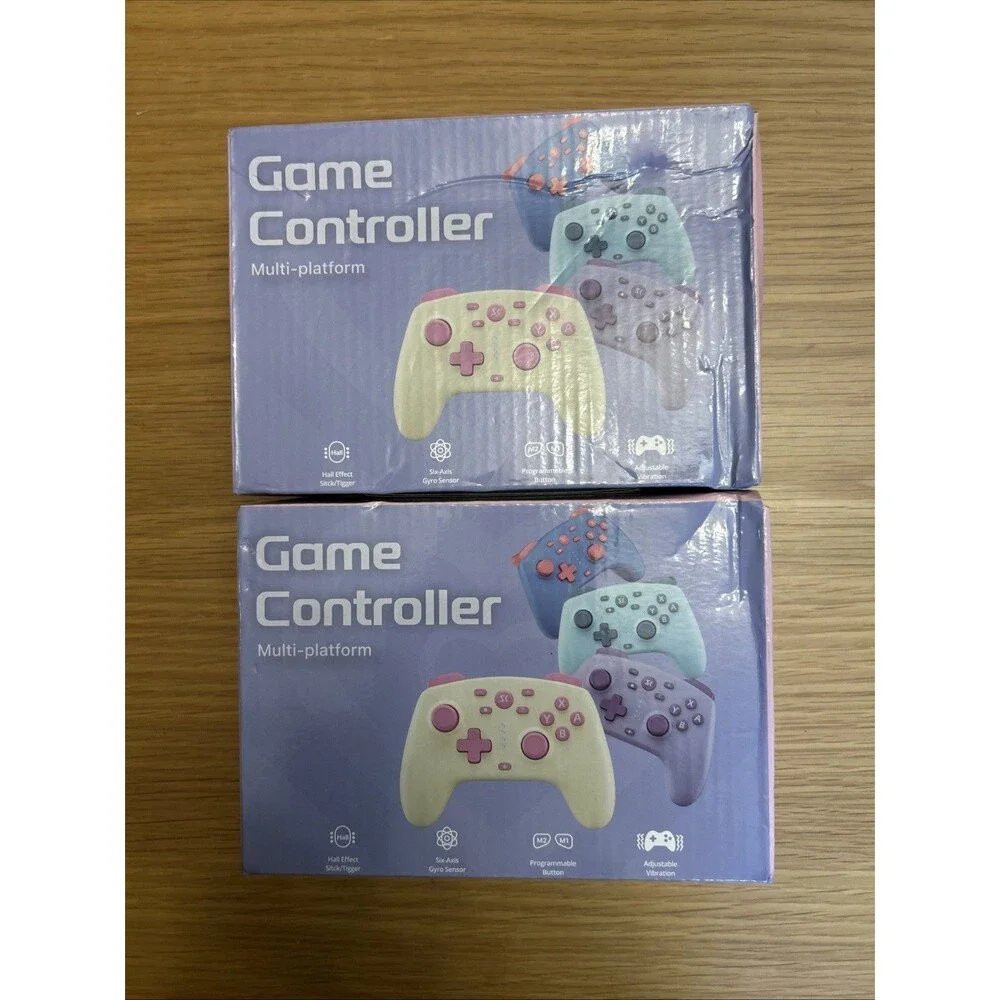 Wireless Switch Controller for Switch Lite OLED - Hall Effect Triggers, Turbo, 2